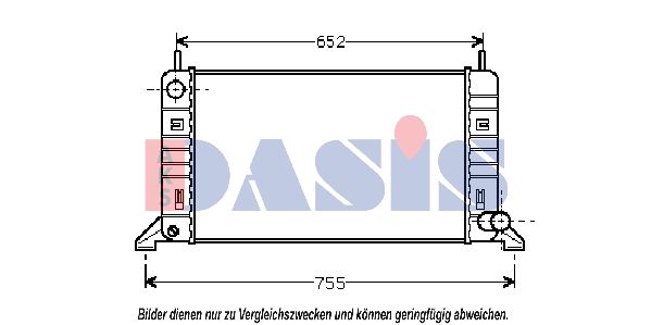 AKS DASIS Radiators, Motora dzesēšanas sistēma 092270N